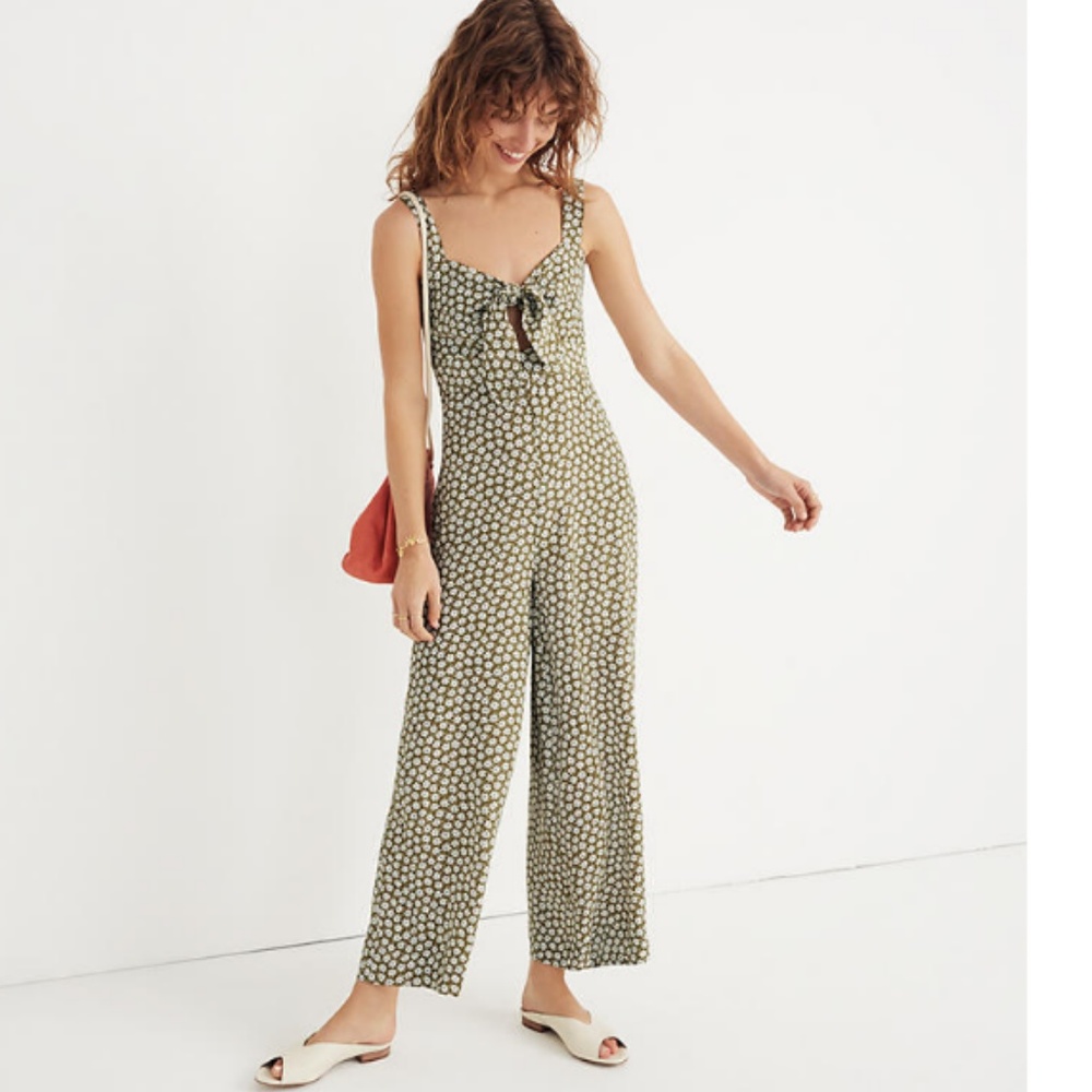 Madewell Plumeria Cutout Jumpsuit in Mini Daisy